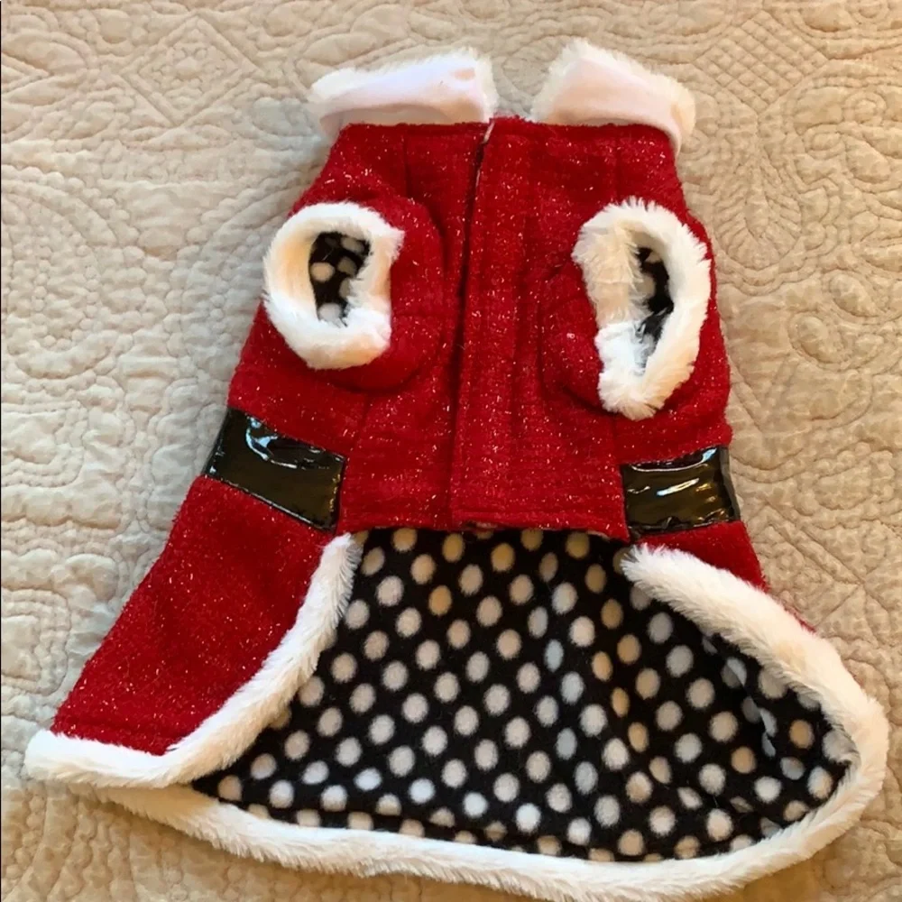 NWOT Mrs Santa costume for small dogs